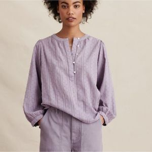 Alex Mill Lee Popover in Lilac sz XS